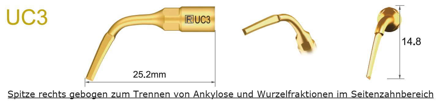 Piezochirurgie Spitze UC3